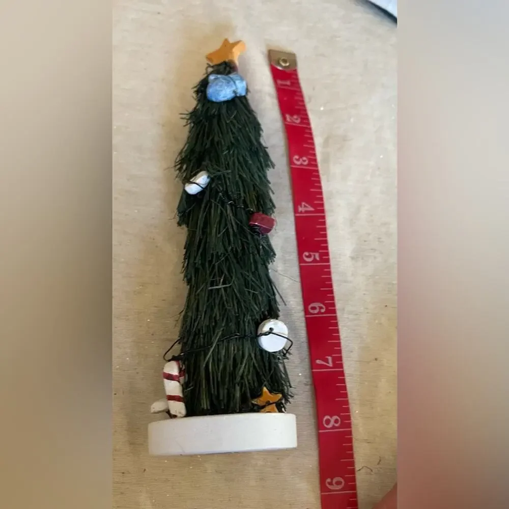 Vintage Christmas tree decoration 8”